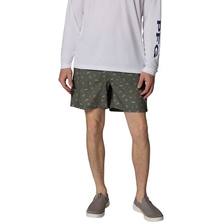 PFG Rambler Printed 6in Water Short - Men's