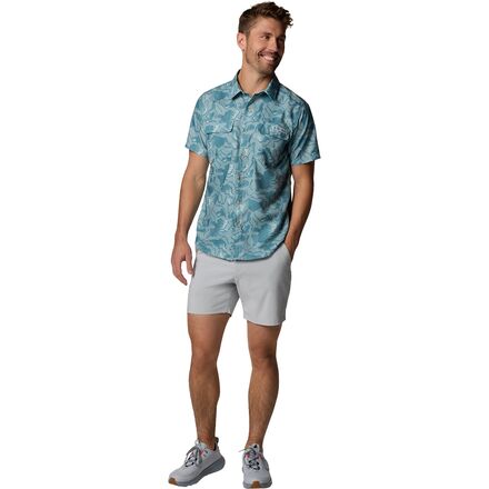 Columbia - PFG Uncharted Printed Short-Sleeve Shirt - Men's