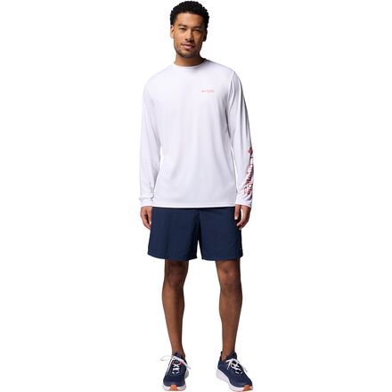 Columbia - Terminal Tackle PFG Border Hex Long-Sleeve Shirt - Men's