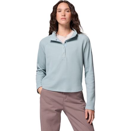 Holly Hideaway Waffle 1/2 Snap Pullover - Women's