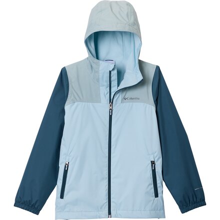 Columbia - Rainy Trails III Fleece Lined Jacket - Boys' - Marine Light/Crushed Blue/Everblue