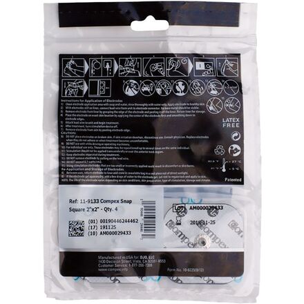 Compex - Easy Snap Electrodes - 5-Pack
