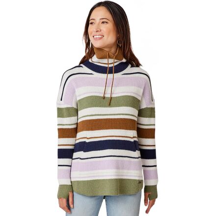 Carve Designs - Rockvale Sweater - Women's - Lavender Multi Stripe