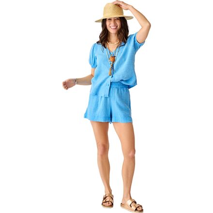 Carve Designs - Milo Gauze Top  - Women's