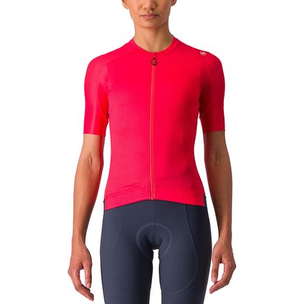 Castelli - Espresso Jersey - Women's - Hibiscus/Dark Gray