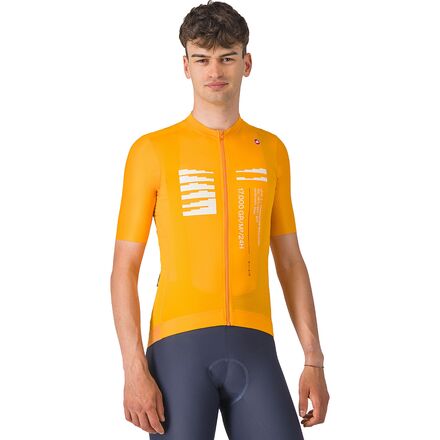 Castelli - Espresso R-A/D Short-Sleeve Jersey - Men's - Vivid Orange