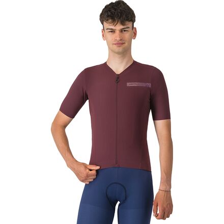 Castelli - Premio Evo Short-Sleeve Jersey - Men's - Deep Bordeaux