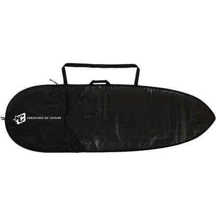 Creatures of Leisure - Fish Icon Lite Surfboard Bag - Black/Silver