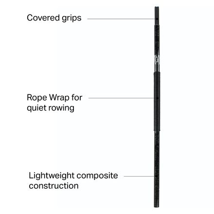 Cataract Oars - SGG Oar Shaft (Counterbalance and Rope Wrap)