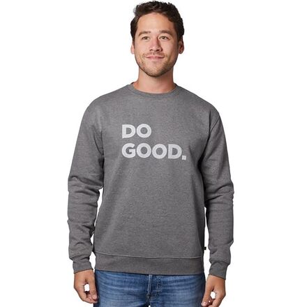 Cotopaxi - Do Good Crew Sweatshirt - Men's - Heather Grey