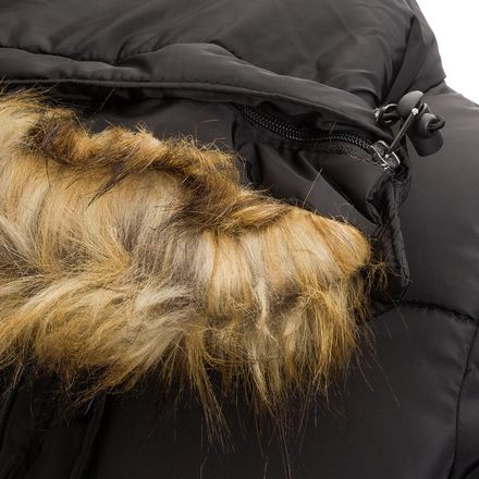 Canada Weather Gear - Faux Fur Hooded Puffer Jacket - Women's