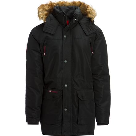 Canada Weather Gear - Faux Fur Hooded Parka Jacket - Men's