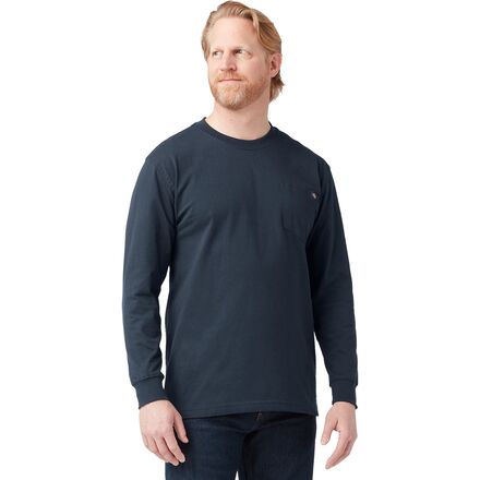 Dickies - Heavyweight Long-Sleeve Pocket T-Shirt - Men's - Dark Navy