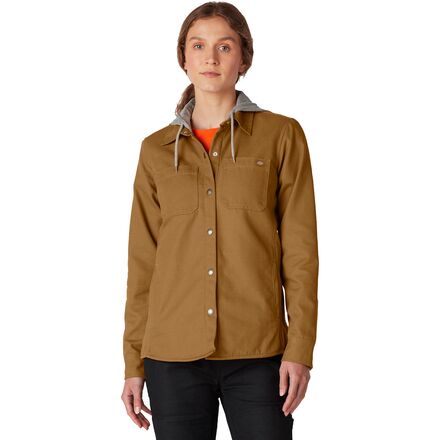 Hooded Duck Shirt Jacket - Women's