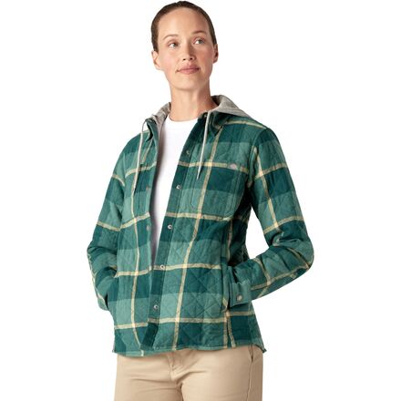 Dickies - Hooded Flannel Shirt Jacket - Women's