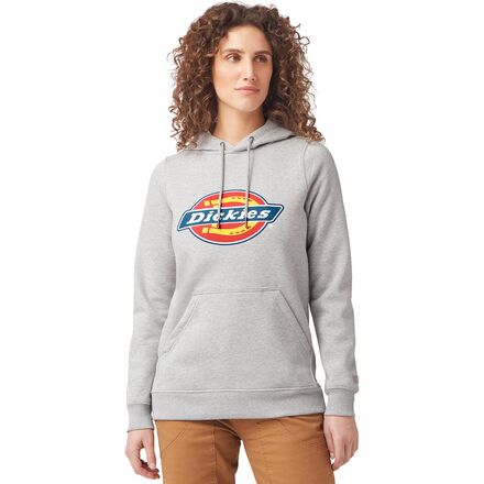 Dickies - Heavyweight Logo Fleece Pullover - Women's - Heather Gray