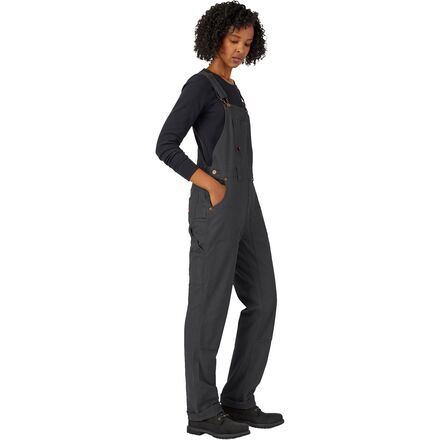 Dickies - Double Front Denim Bib Overalls - Women's
