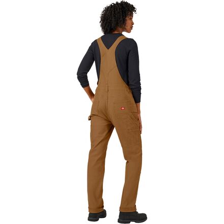 Dickies - Double Front Denim Bib Overalls - Women's