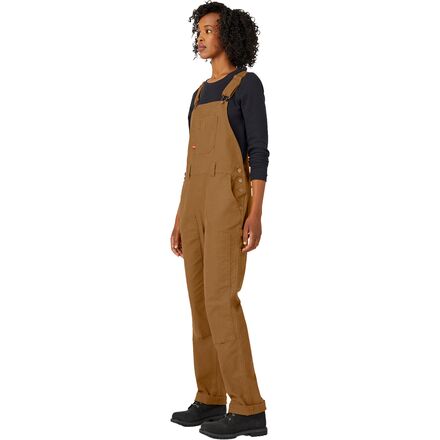 Dickies - Double Front Denim Bib Overalls - Women's
