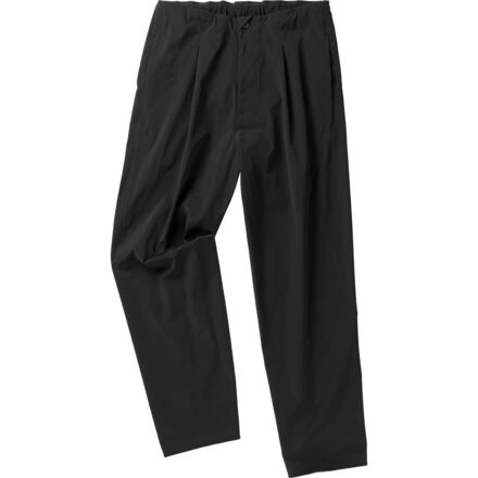 Descente - One Tuck Wide Tapered Stretch Pant - Men's - Black