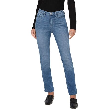 No Sweat Denim High Rise Slim Straight Pant - Women's