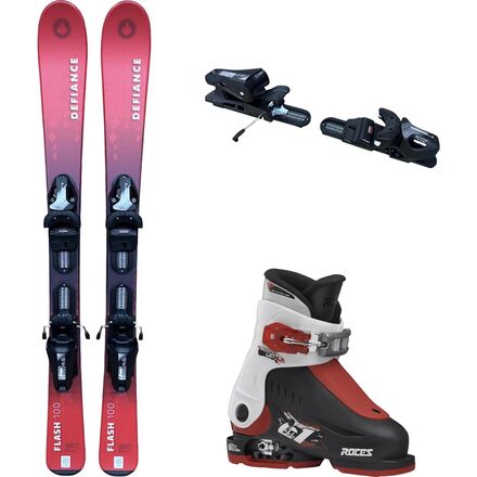 Flash Junior Red Ski Package +Roce Adjustable Ski Boots 2025