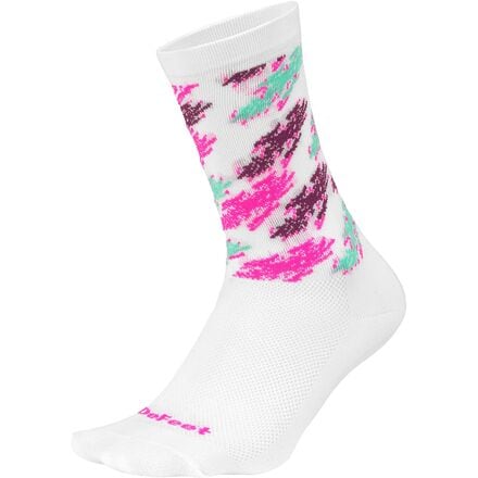 DeFeet - Aireator 6in Little Dab Sock - White