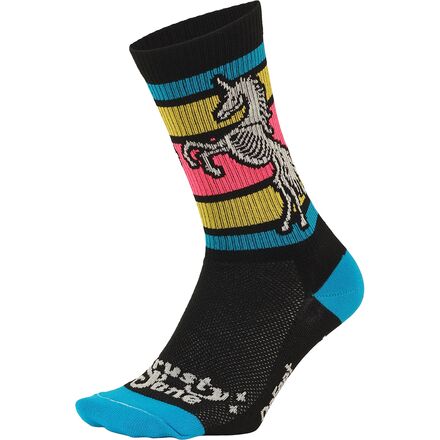 DeFeet - Bummerland Ribbed Aireator 7in Unicorn Sock