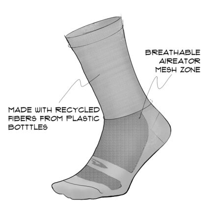 DeFeet - Bummerland Ribbed Aireator 7in Unicorn Sock