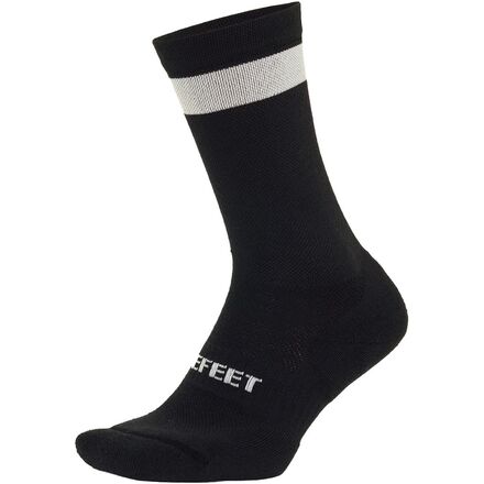 DeFeet - Cush 7in Stripe Sock - Black/White