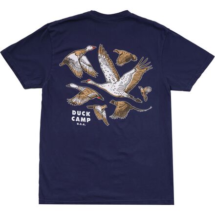Duck Camp - Birds of a Feather Graphic T-Shirt - Men's - Faded Navy