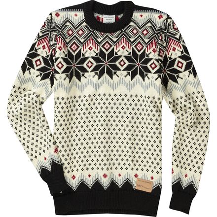 Dale of Norway - Vegard Sweater - Men's - Black/Off White/Redrose