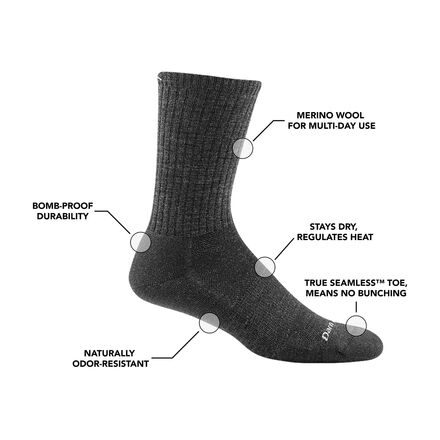 Darn Tough - The Standard Crew Light Sock - Men's