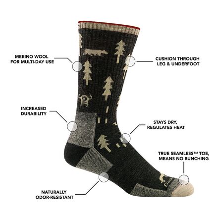 Darn Tough - ABC Boot Cushion Sock - Men's