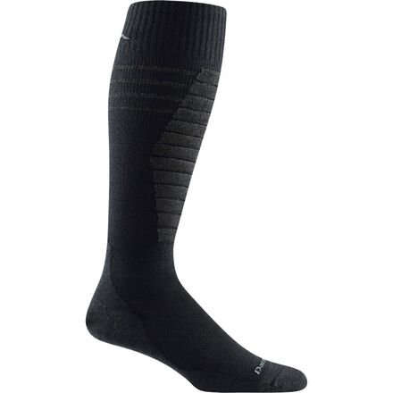 Darn Tough - Edge OTC Lightweight Sock + Padded Shin - Men's - Black