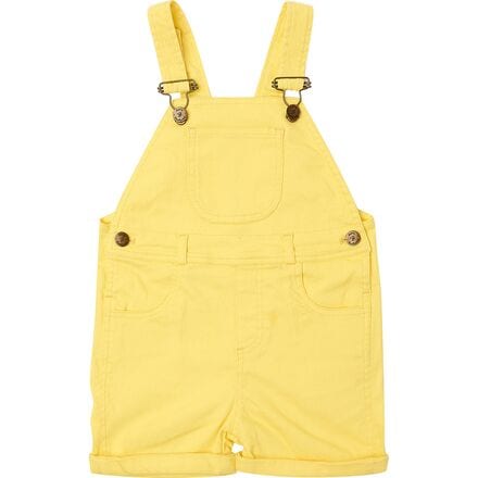 Dotty Dungarees - Sunshine Yellow Short Overalls - Infants' - Sunshine Yellow