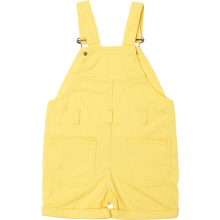 Dotty Dungarees - Sunshine Yellow Short Overalls - Infants'