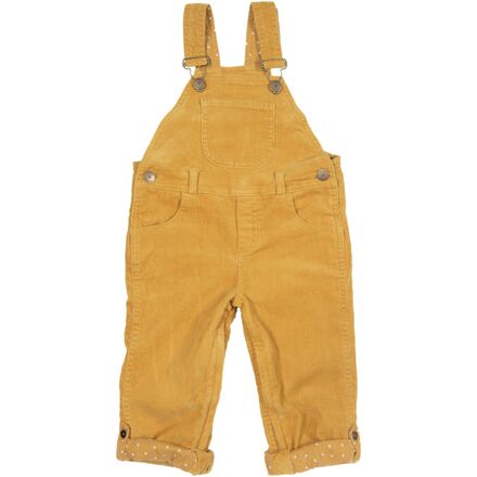 Dotty Dungarees - Corduroy Overalls - Toddlers' - Ochre