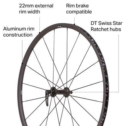 DT Swiss - PR 1400 Dicut Oxic Road Wheel - Tubeless