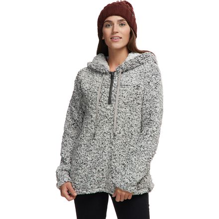 Dylan - Frosty Tipped Pile Stadium Hoodie - Women's