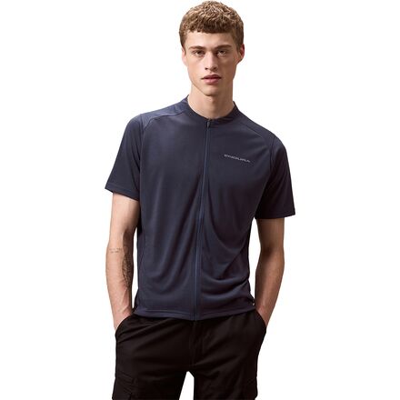 Loop Short-Sleeve Zipped Jersey - Men's