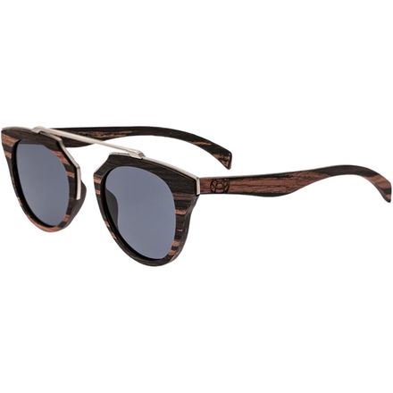 Earth Wood - Ceira Sunglasses - Women's - Brown Stripe/Black