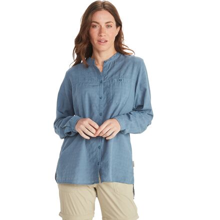 ExOfficio - BugsAway Collette Long-Sleeve Shirt - Women's - Steel Blue