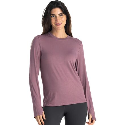 Free Fly - Shade II Long-Sleeve Shirt - Women's - Sea Moss Purple