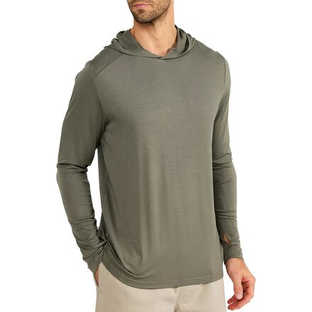 Free Fly - Bamboo Shade Hoodie - Men's - Fatigue