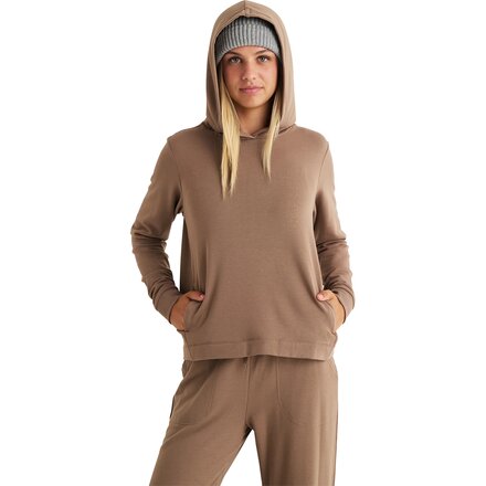 Lightweight Fleece Cropped Hoodie - Women's