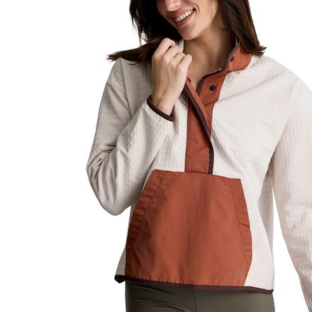 Free Fly - Gridback Fleece Snap Pullover - Women's