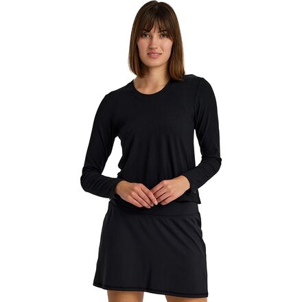 Ribbed Bamboo Long-Sleeve Shirt - Women's