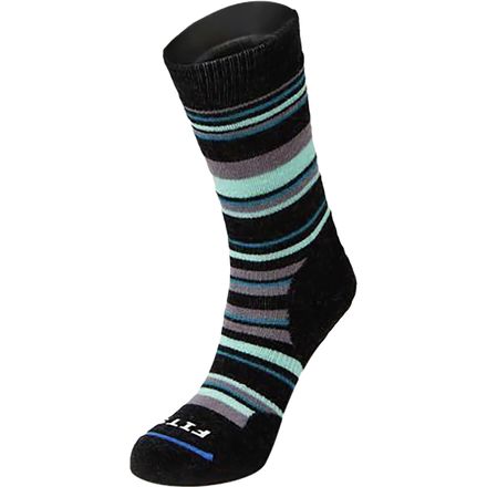 FITS - Medium Striped Hiker Crew Sock