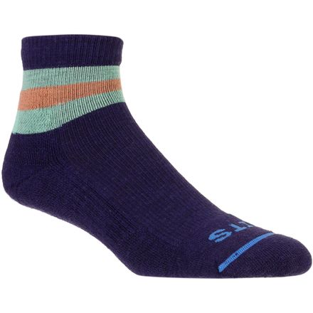 FITS - Light Hiker Ankle Stripe Quarter Socks - Men's